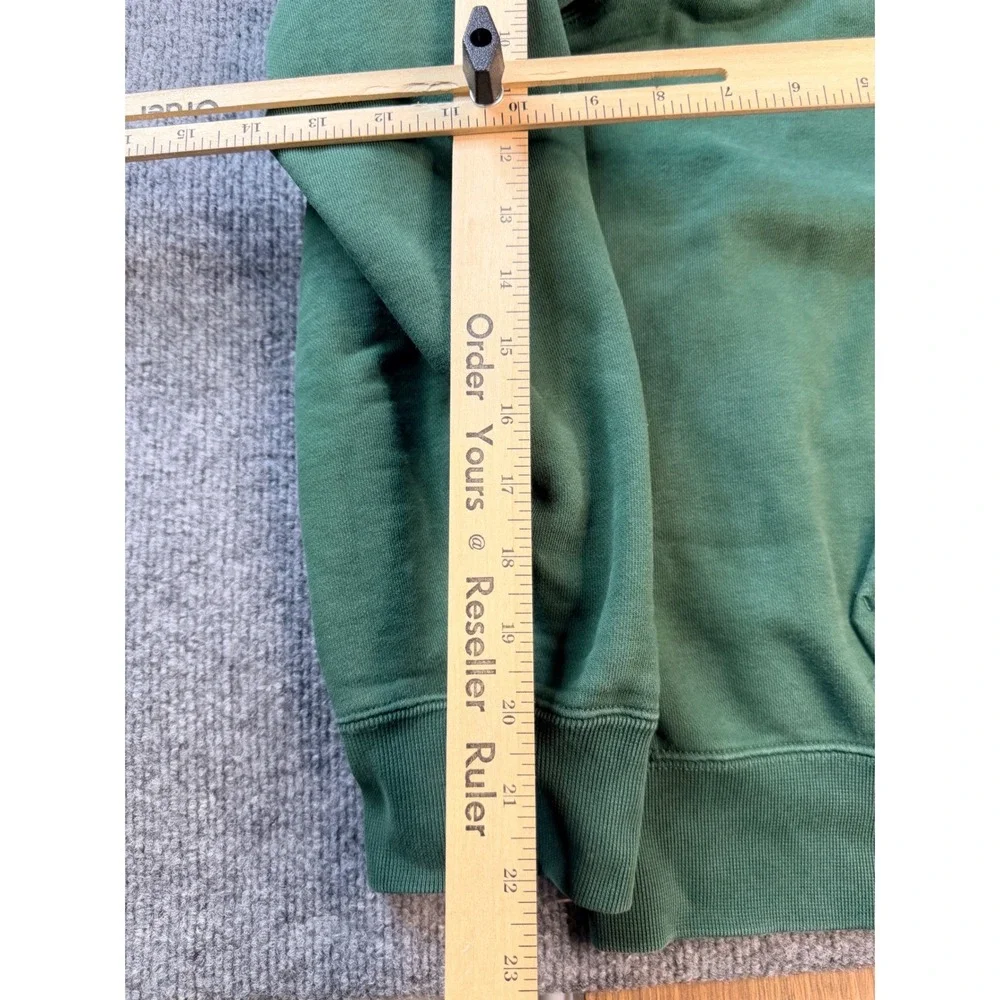 Nike‎ Zip Up Hoodie Mens Large Tall Green Fleece Sweatshirt Embroidered Swoosh L